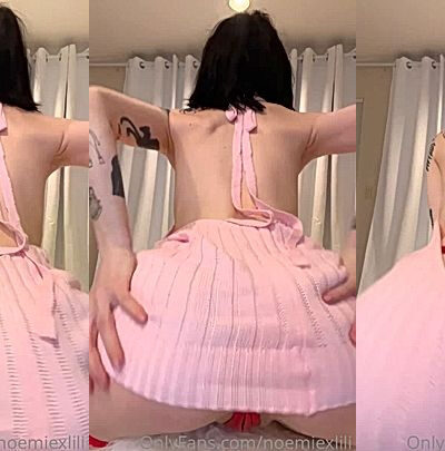 leaked video of sexy onlyfans model Noemiexlili twerking video