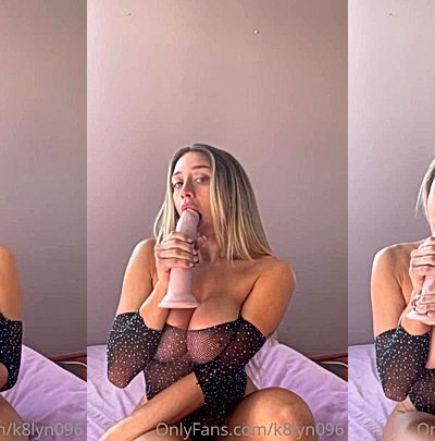 sexy model K8lyn096 fondle her huge tits