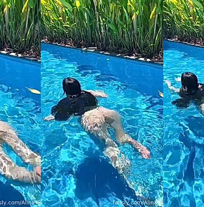 onlyfans model Alina Becker swims like a mermaid