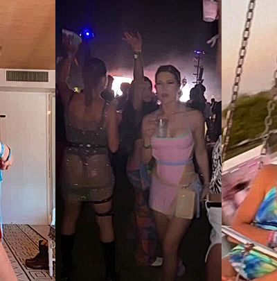 Amanda Cerny went post malone and had fun all day