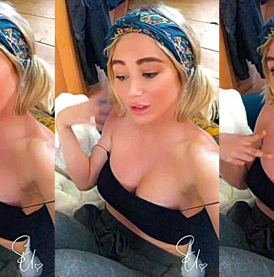 Sara Underwood shows her great boobs to her onlyfans subscribers