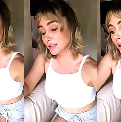 sexy american model rubs her big tits(Sara Underwood)