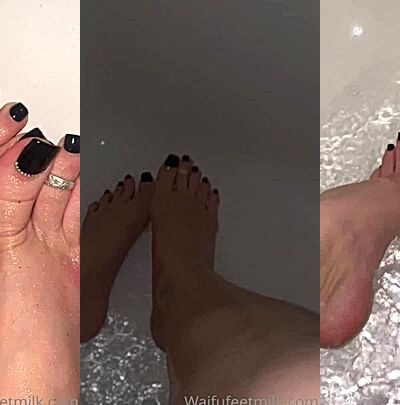 dirty toes, perfect – getting them clean just for you Amanda Cerny