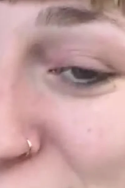 Angel Youngs flashes her boobs in public leak